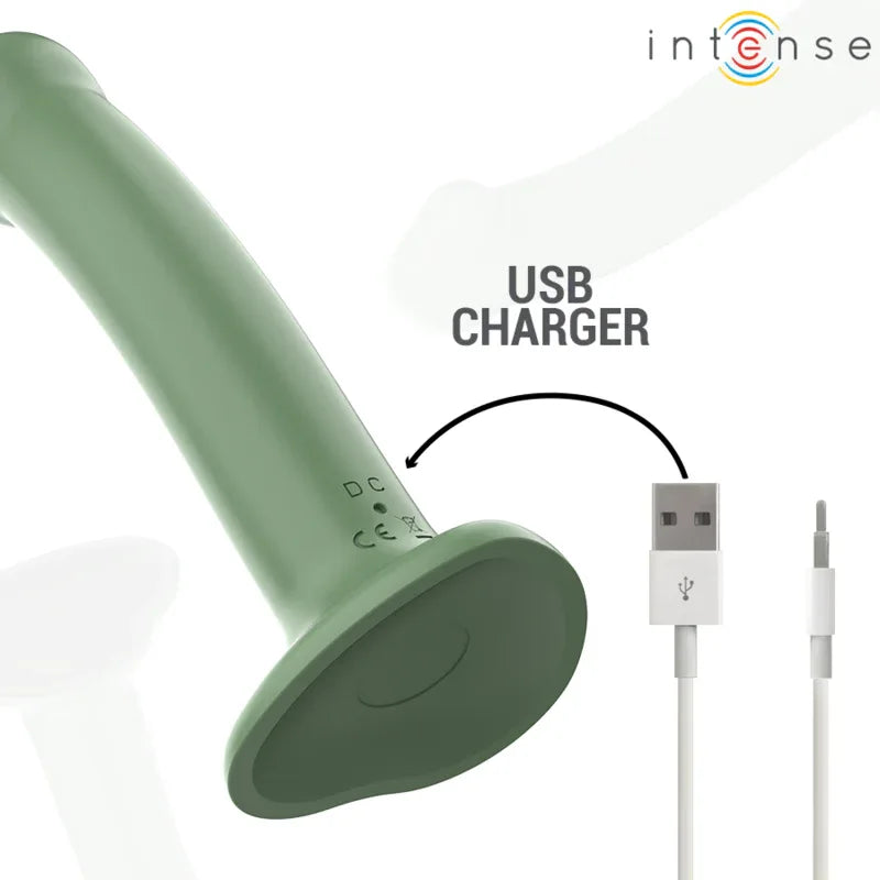 INTENSE - BECCA VIBRATOR MIT SAUGNAPF 10 VIBRATIONEN GRÜNE FERNBEDIENUNG - Vanelion Paradise