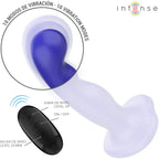 INTENSE - SHORTY VIBRATOR MIT SAUGNÄPFEN BLAU FERNBEDIENUNG - Vanelion Paradise