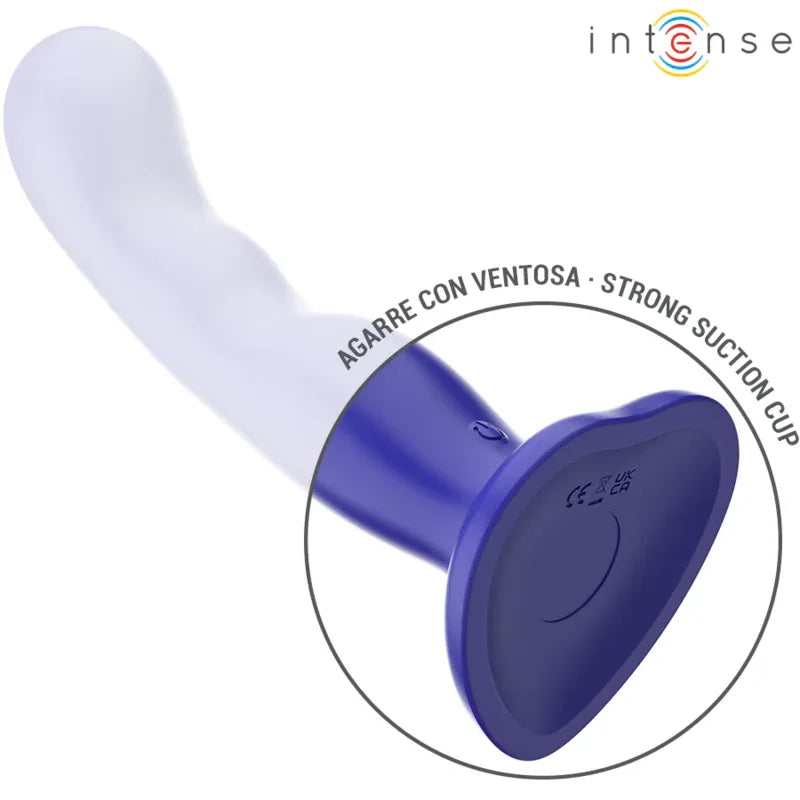 INTENSE - SHORTY VIBRATOR MIT SAUGNÄPFEN BLAU FERNBEDIENUNG - Vanelion Paradise