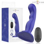 INTENSE - SHORTY VIBRATOR MIT SAUGNÄPFEN BLAU FERNBEDIENUNG - Vanelion Paradise