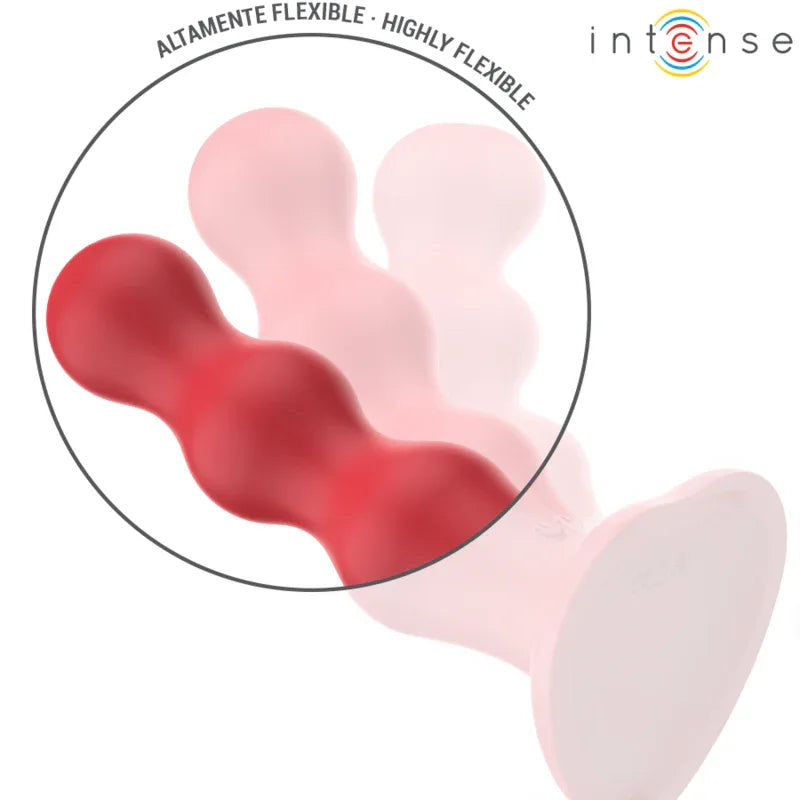 INTENSE - CODY VIBRATOR MIT SAUGNÄPFEN ROTE FERNBEDIENUNG - Vanelion Paradise