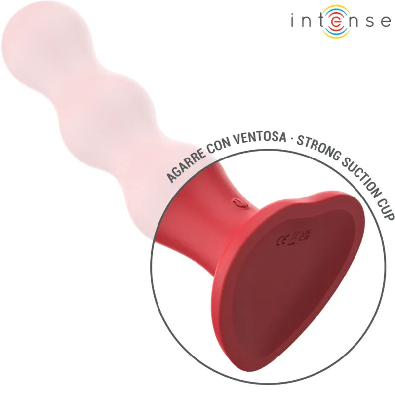 INTENSE - CODY VIBRATOR MIT SAUGNÄPFEN ROTE FERNBEDIENUNG - Vanelion Paradise