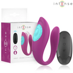 INTENSE - ANNIE U-FÖRMIGER VIBRATOR UND STIMULATOR LILA FERNBEDIENUNG - Vanelion Paradise