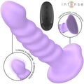 INTENSE - BRENDA VIBRATOR GRÖSSE M SPIRALENDESIGN 10 VIBRATIONEN LILA FERNBEDIENUNG - Vanelion Paradise