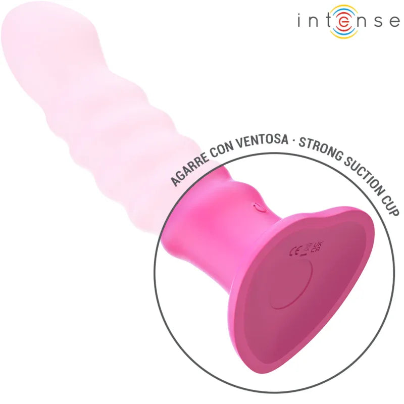 INTENSE - CINDY VIBRATOR GRÖSSE L SPIRALENDESIGN 10 VIBRATIONEN ROSA FERNBEDIENUNG - Vanelion Paradise