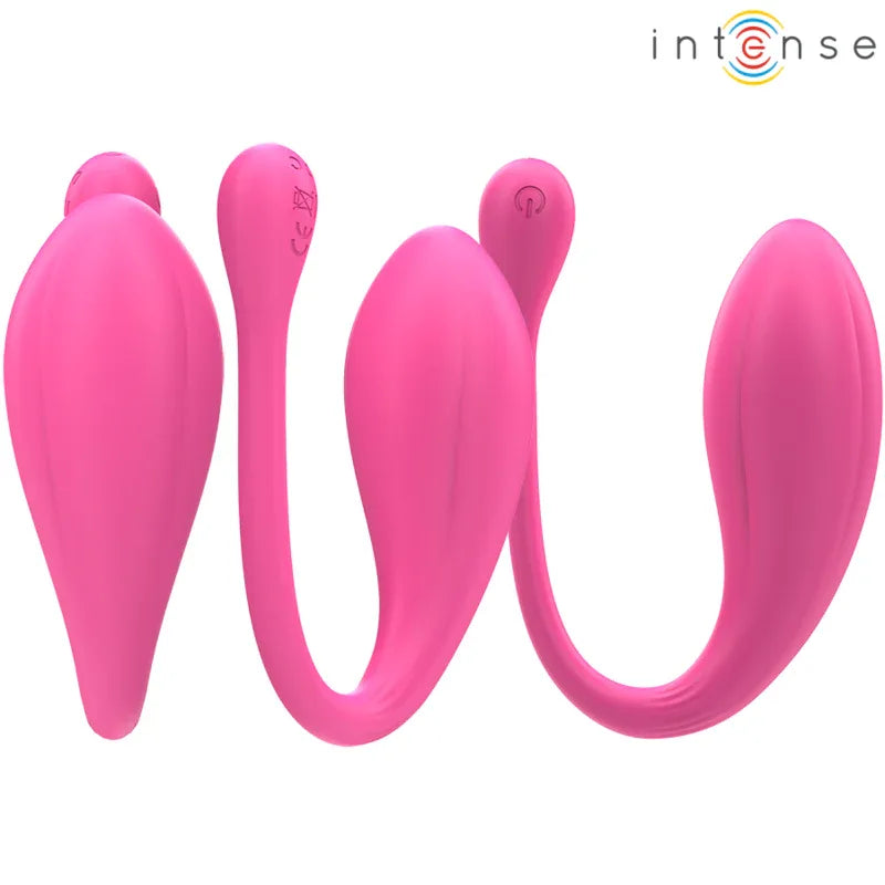 INTENSE - JANICE U VIBRATOR DOPPELSTIMULATION 10 VIBRATIONEN ROSA FERNBEDIENUNG - Vanelion Paradise