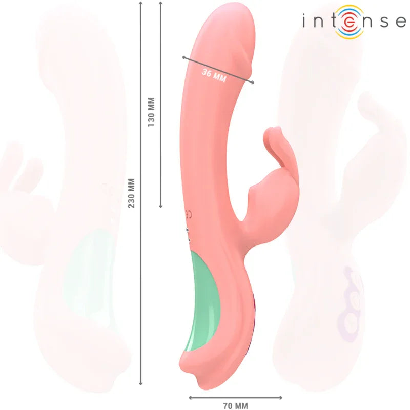 INTENSE - RACHEL RABBIT VIBRATOR 5 VIBRATIONEN ROSA - Vanelion Paradise