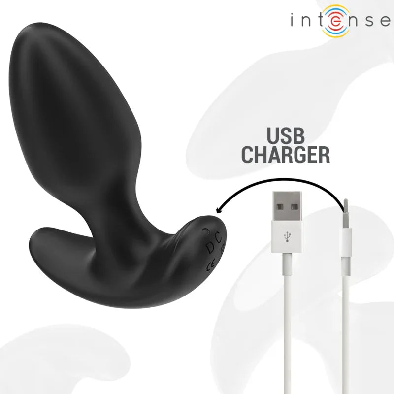 INTENSE - JOEY ANAL PLUG 10 VIBRATIONEN SCHWARZ FERNBEDIENUNG - Vanelion Paradise