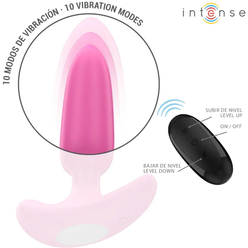 INTENSE - ROSS ANAL PLUG 10 VIBRATIONEN ROSA FERNBEDIENUNG - Vanelion Paradise