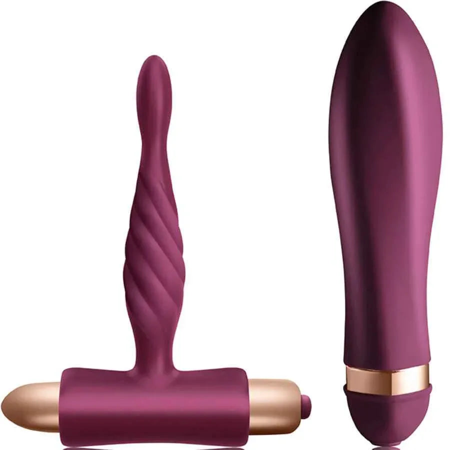CLIMAXIMUM - DARE KIT TWISTED VIBRATOR + ANAL PLUG ANFÄNGER - Vanelion Paradise