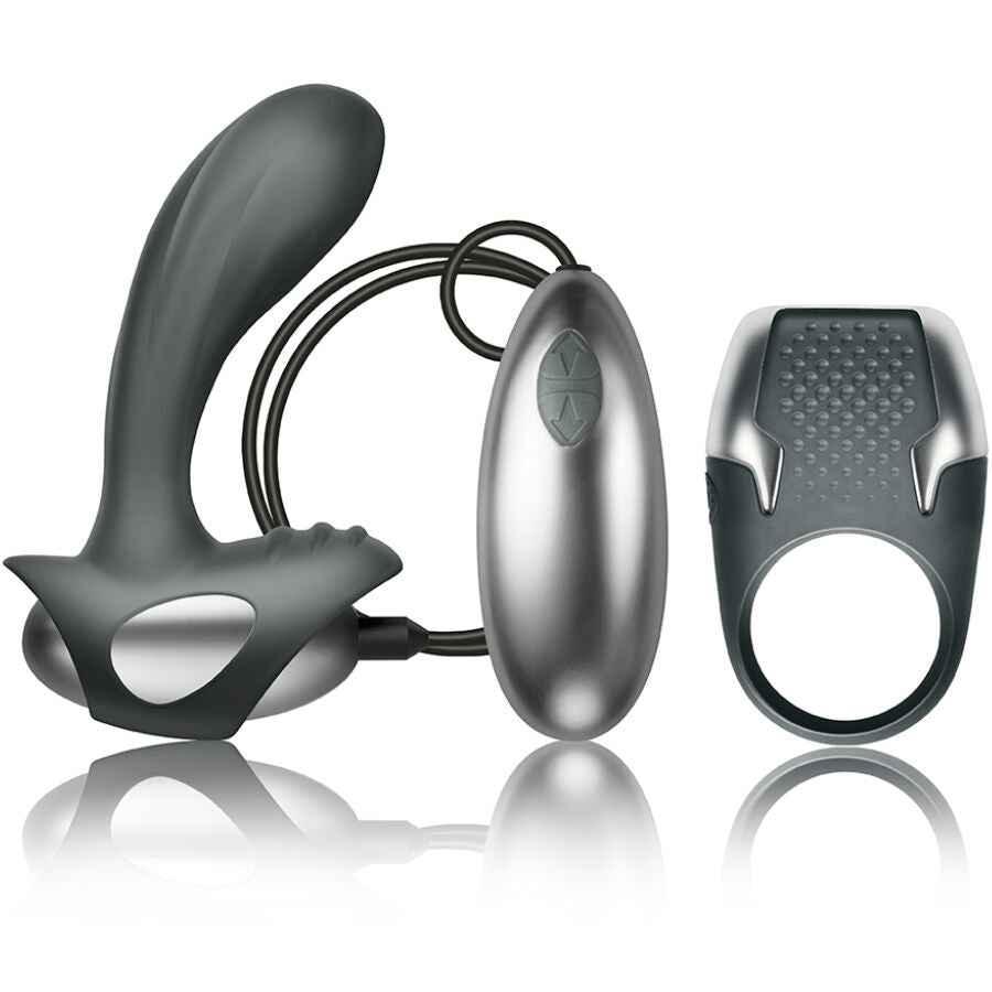 CLIMAXIMUM - EXCITE KIT COCK RING + DRAHT-PROSTATAMASSAGEGERÄT - Vanelion Paradise
