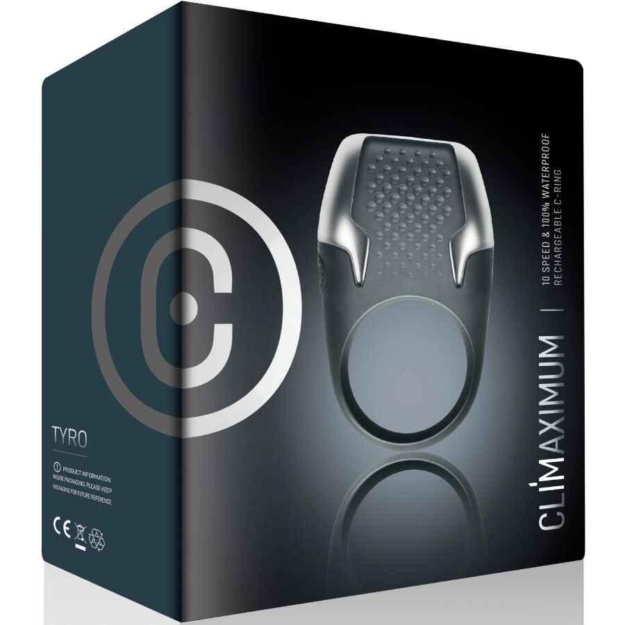 CLIMAXIMUM - TYRO VIBRIERENDER PENISRING MIT LED-LICHTERN - Vanelion Paradise