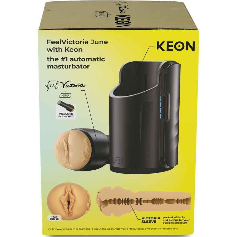 KIIROO - KEON WIFI COMBO VICTORIA JUNE AUTOMATISCHER MASTURBATOR + FEEL STROKER - Vanelion Paradise