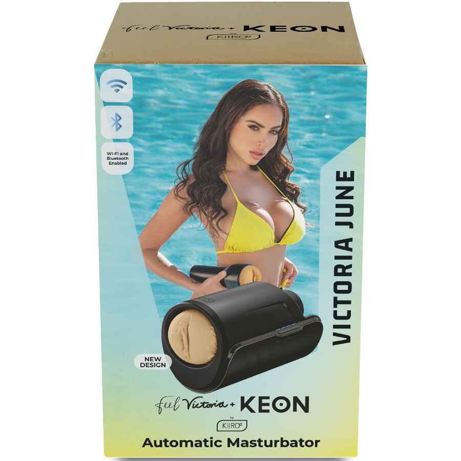KIIROO - KEON WIFI COMBO VICTORIA JUNE AUTOMATISCHER MASTURBATOR + FEEL STROKER - Vanelion Paradise
