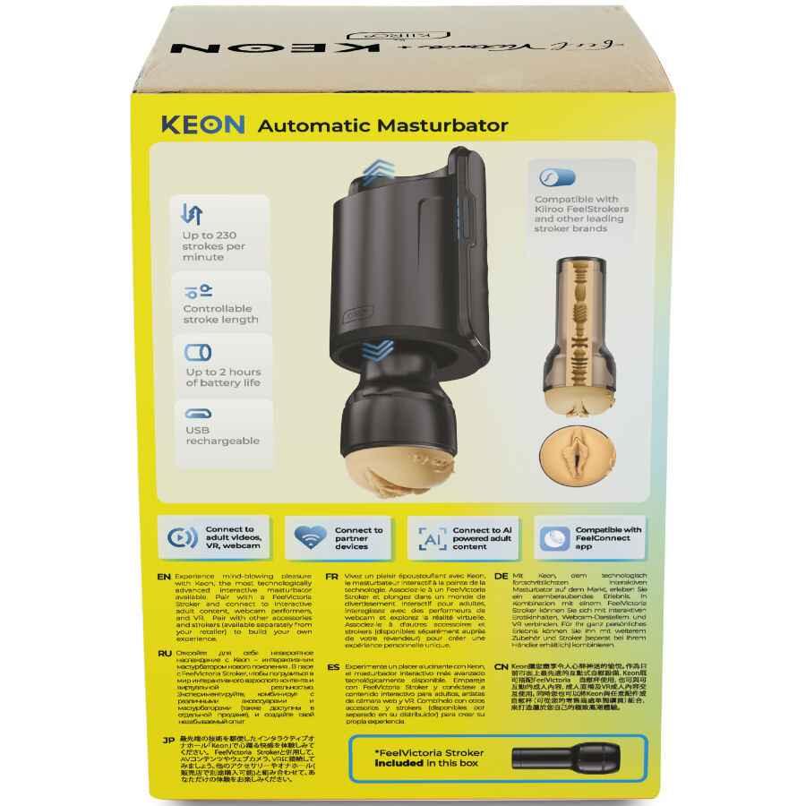 KIIROO - KEON WIFI COMBO VICTORIA JUNE AUTOMATISCHER MASTURBATOR + FEEL STROKER - Vanelion Paradise
