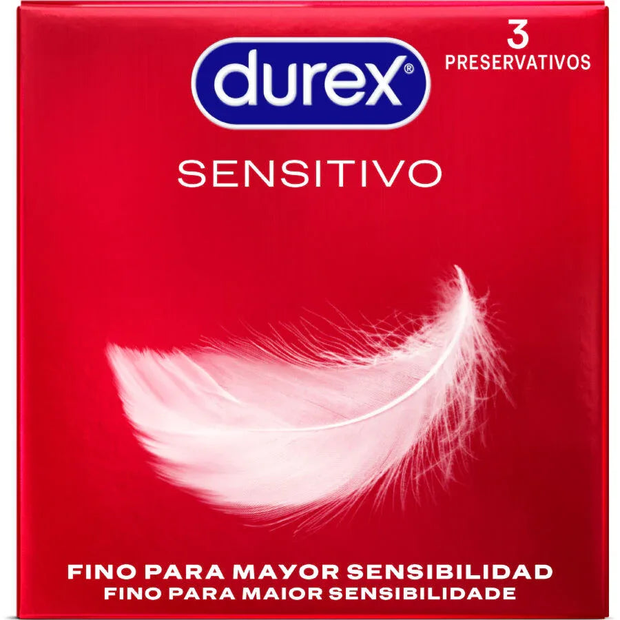 Durex Sensitivo Suave Kondome – 3 Stück, extra dünn & gefühlsecht - Vanelion Paradise