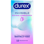 DUREX - UNSICHTBARES EXTRA GESCHMIERTES 12 EINHEITEN - Vanelion Paradise