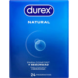 Durex Natural Plus Kondome Regular Fit – 24 Stück, natürlich & angenehm - Vanelion Paradise