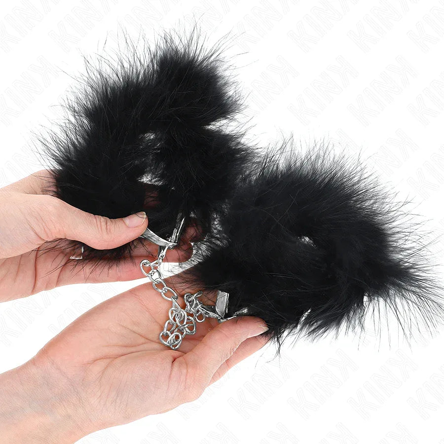 KINK Mini Federhandschellen – Sanfte Soft-Bondage - Vanelion Paradise