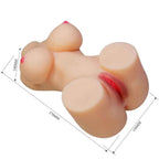CRAZY BULL - HETTY REALISTISCHER WEIBLICHER TORSO VAGINA UND ANAL 1,9 KG - Vanelion Paradise
