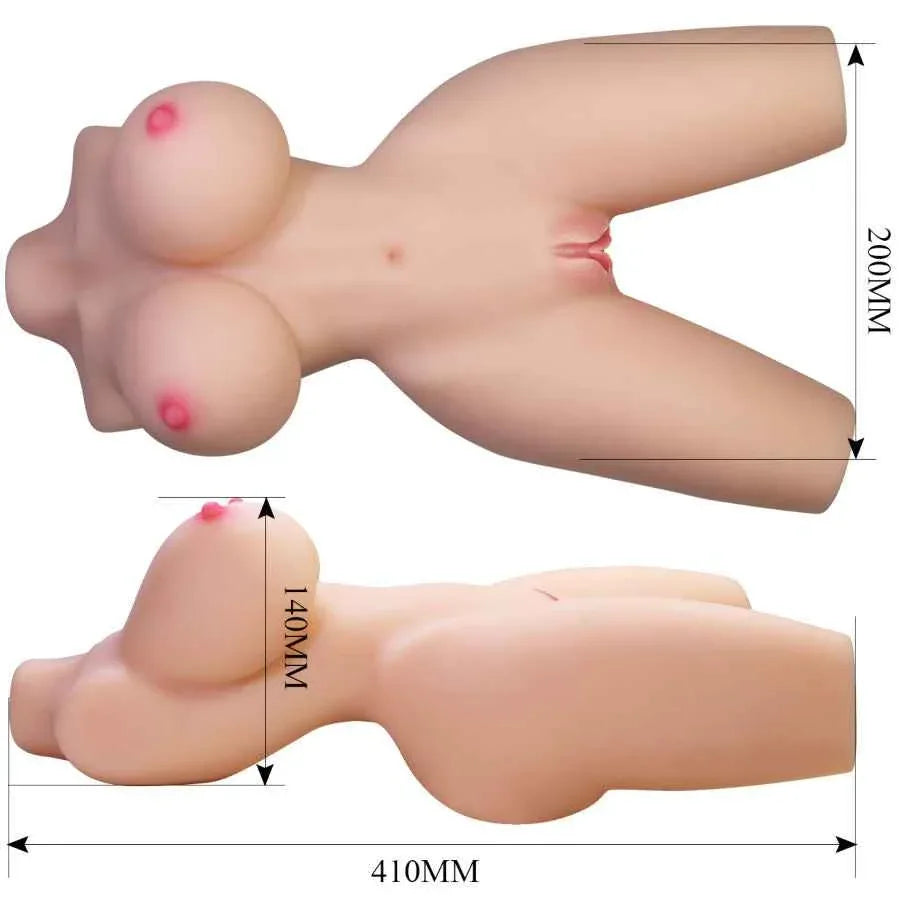 CRAZY BULL - LILY REALISTISCHER WEIBLICHER TORSO VAGINA UND ANAL 4 KG - Vanelion Paradise