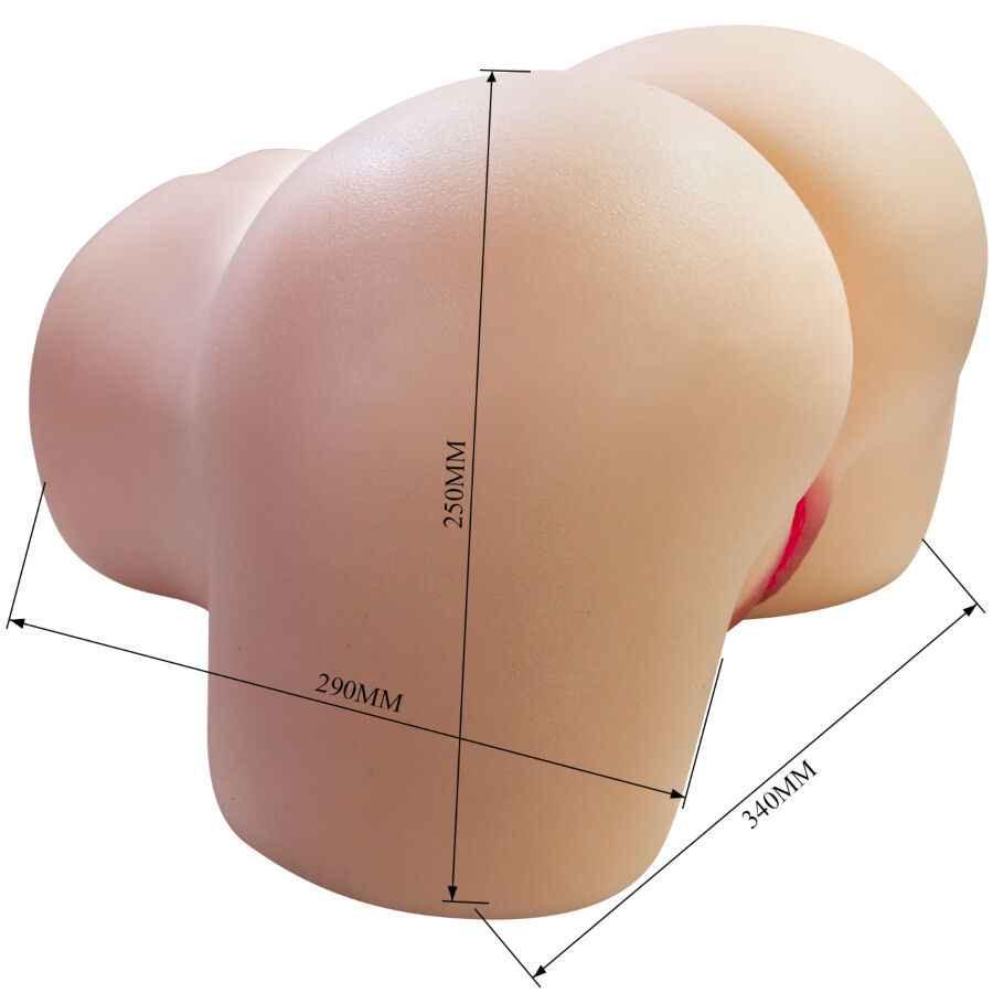 CRAZY BULL - JULIA REALISTISCHER WEIBLICHER PO VAGINA UND ANAL 11 KG - Vanelion Paradise