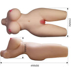 CRAZY BULL - TIFFANY REALISTISCHER WEIBLICHER TORSO VAGINA UND ANAL 5,5 KG - Vanelion Paradise