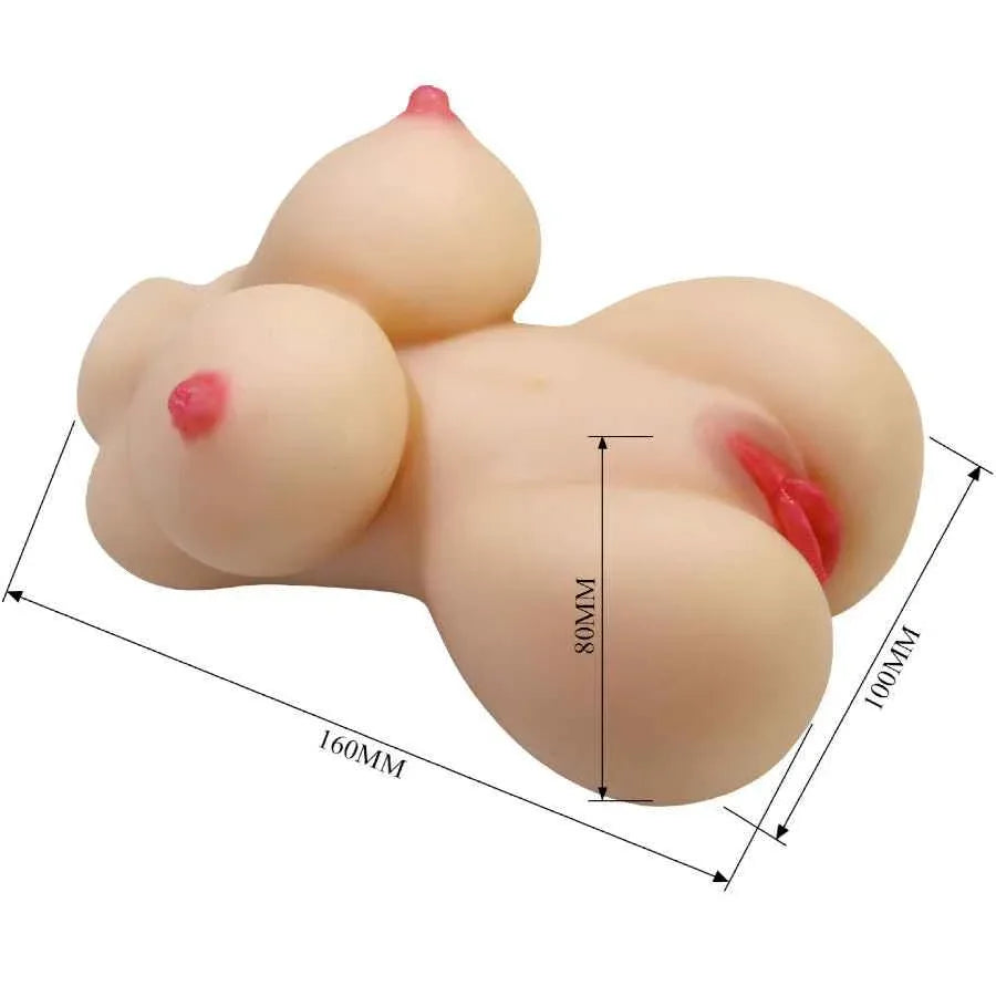 CRAZY BULL - HERTA MINI TORSO REALISTISCHE WEIBLICHE VAGINA 497 G - Vanelion Paradise