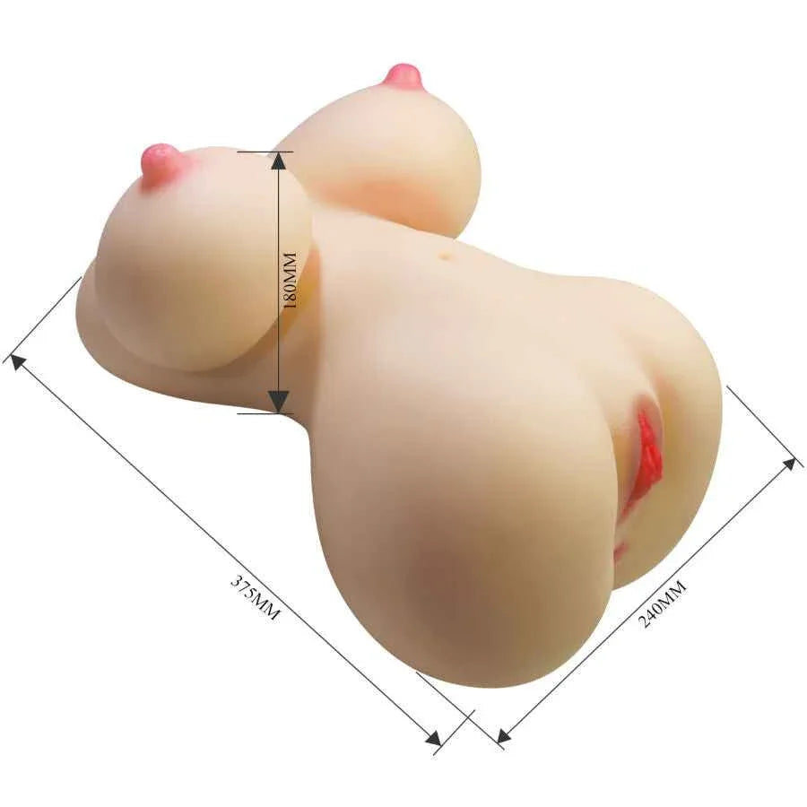 CRAZY BULL - FIONA REALISTISCHER WEIBLICHER TORSO VAGINA UND ANAL 7,1 KG - Vanelion Paradise