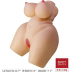 CRAZY BULL - GRACE REALISTISCHER WEIBLICHER TORSO VAGINA UND ANAL 7,5 KG - Vanelion Paradise