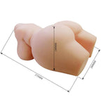 CRAZY BULL - GRACE REALISTISCHER WEIBLICHER TORSO VAGINA UND ANAL 7,5 KG - Vanelion Paradise