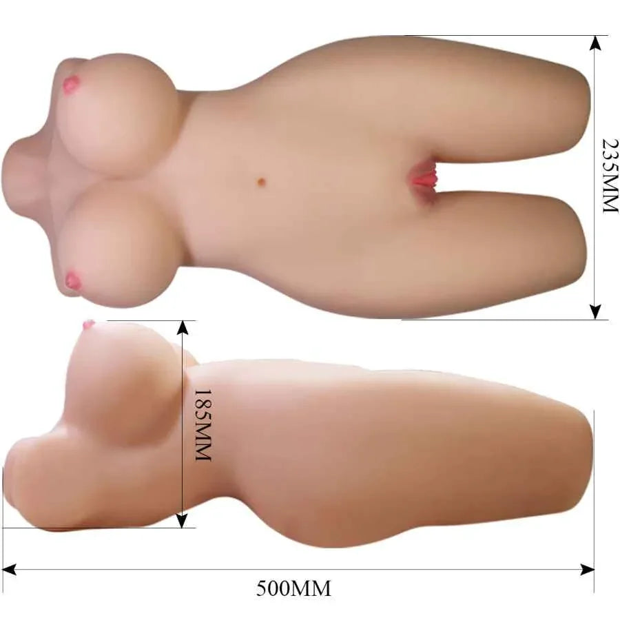 CRAZY BULL - MIA REALISTISCHER WEIBLICHER TORSO VAGINA UND ANAL 8,5 KG - Vanelion Paradise