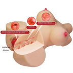 CRAZY BULL - EMMA REALISTISCHER WEIBLICHER TORSO VAGINA UND ANAL 4,8 KG - Vanelion Paradise