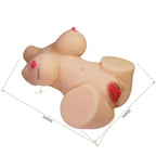 CRAZY BULL - EMMA REALISTISCHER WEIBLICHER TORSO VAGINA UND ANAL 4,8 KG - Vanelion Paradise