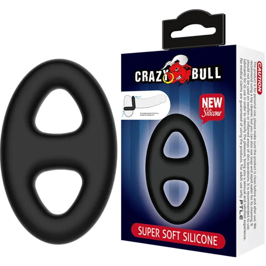 CRAZY BULL - SUPERWEICHER DOPPELTER SILIKONRING - Vanelion Paradise