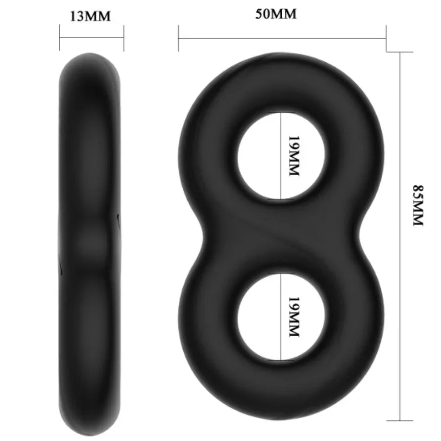 CRAZY BULL - DOPPELTER MEDIZINISCHER SILIKONRING - Vanelion Paradise