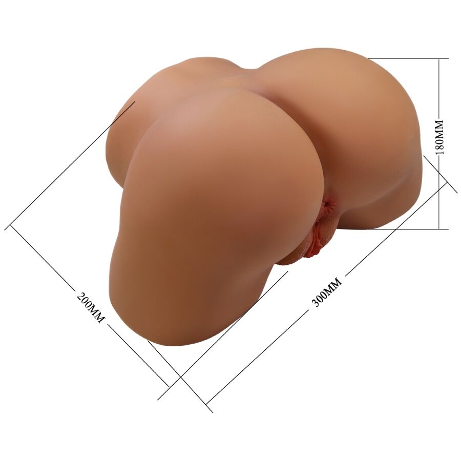 CRAZY BULL - SOPHIA REALISTISCHER WEIBLICHER PO-VIBRATOR UND SAUGER MIT TON 5,5 KG