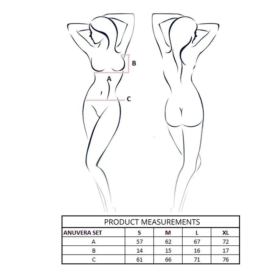 PASSION - ANUVERA BH + STRING SET WEISS S/M - Vanelion Paradise