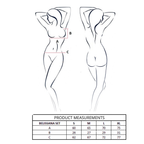 PASSION - BELISSANA BH + STRING SET BURGUNDERROT L/XL