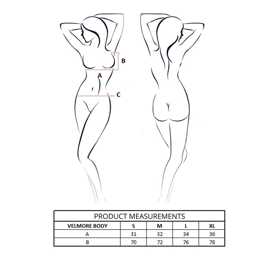 PASSION - VELMORE BODY VIOLETT L/XL
