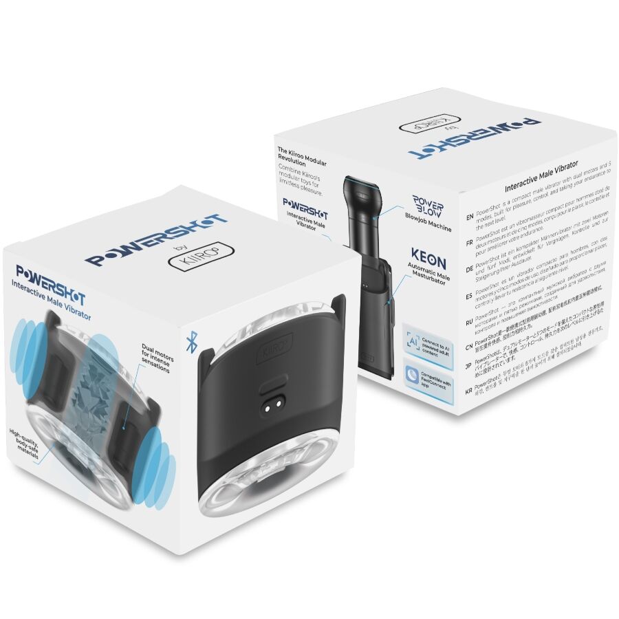 Kiiroo PowerShot kompakter Männer-Stimulator mit zwei Motoren