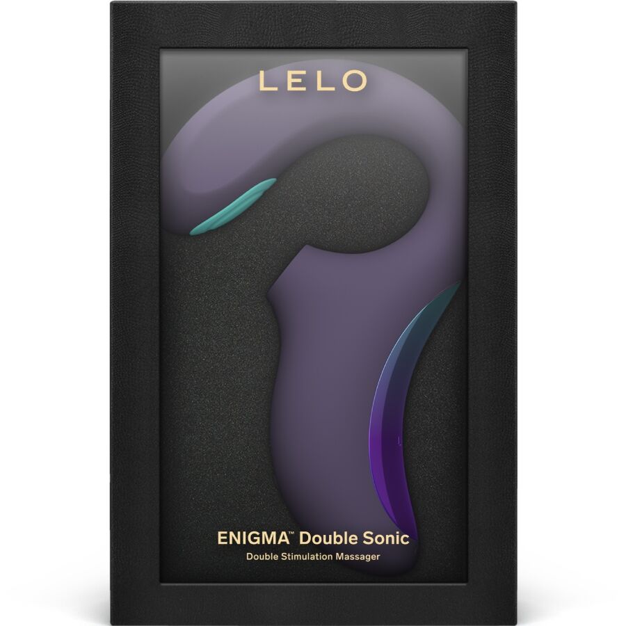 LELO ENIGMA Double Sonic Rabbit-Vibrator Cyber Purple – 14 cm