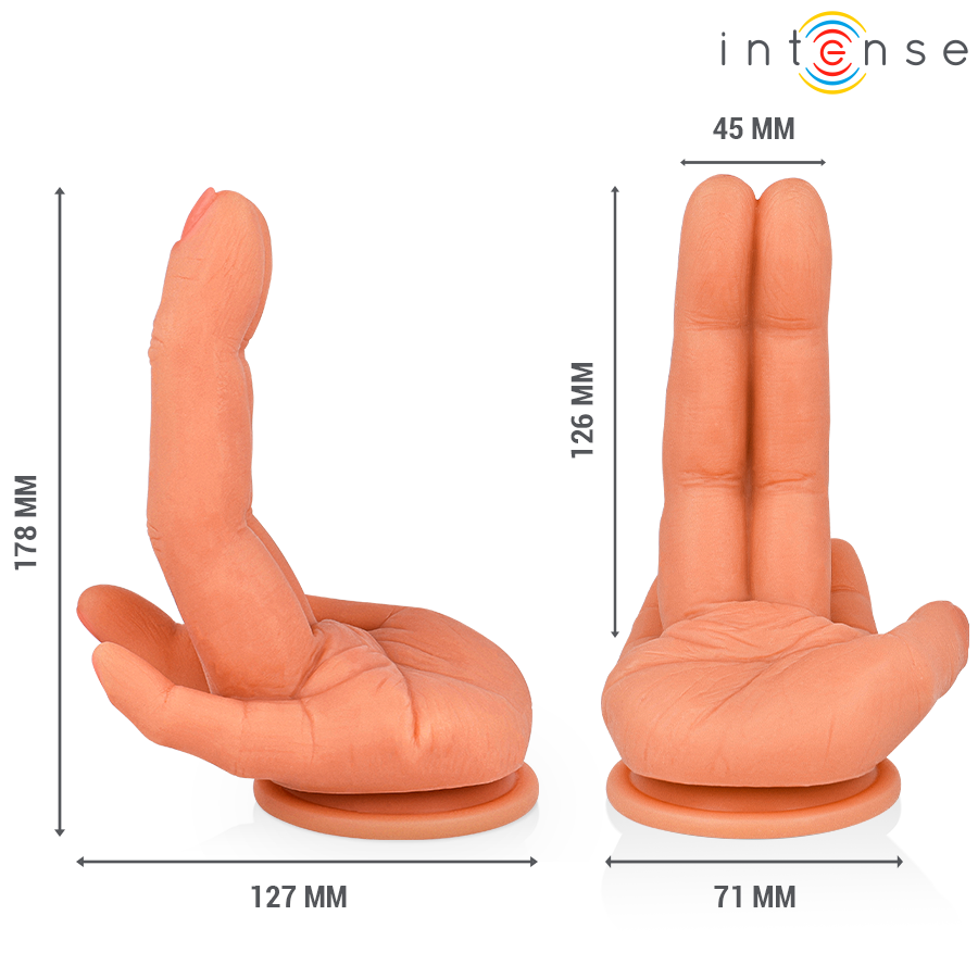 INTENSE - LEELA G-SPOT STIMULATOR FLEXIBLE HAND 12,6 CM
