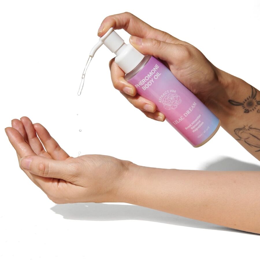 EYE OF LOVE - BLOOM LILAC DREAM KÖRPERÖL MIT PHEROMONEN 120 ML