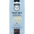 MISTER SIZE - TESTSET MIT 3 KONDOMEN IN VERSCHIEDENEN GRÖSSEN + MASSBAND