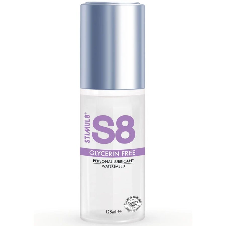 Stimul8 glycerinfreies Gleitgel auf Wasserbasis, 125 ml – Produktansicht