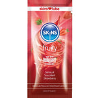 Skins Fruity Erdbeer Gleitgel auf Wasserbasis – 5 ml