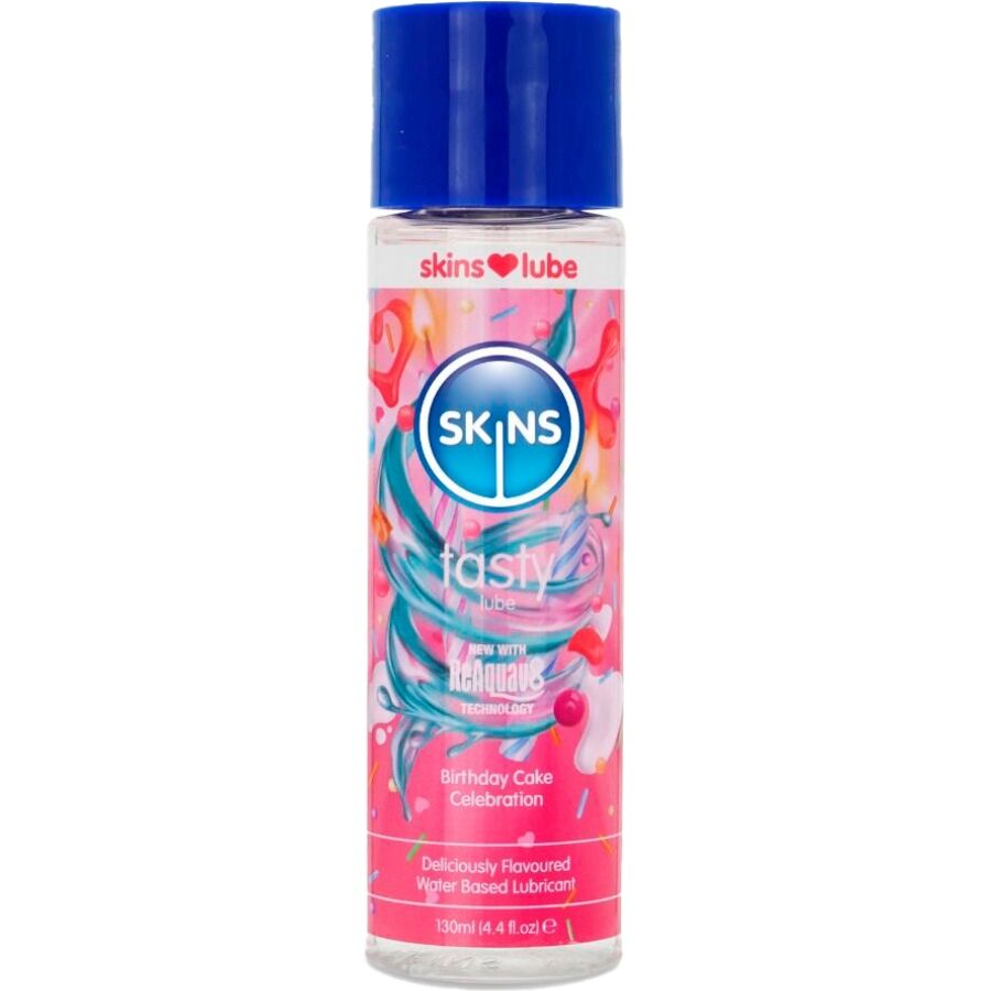 SKINS – LECKERES, WASSERBASIERTES GLEITMITTEL FÜR GEBURTSTAGSKUCHEN 130 ML
