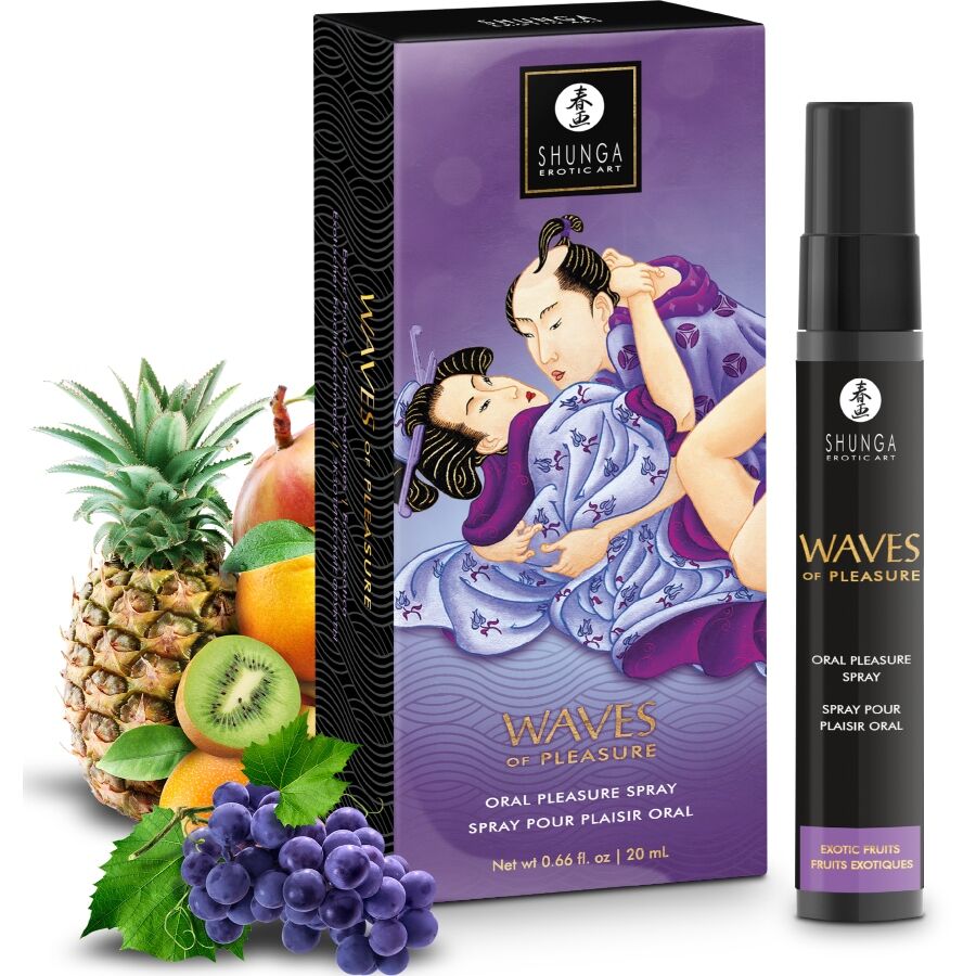 SHUNGA - WAVES LUSTIGES SPRAY ZUM ORALEN VERFÜHRERISCHER EXOTISCHER FRÜCHTE 20 ML