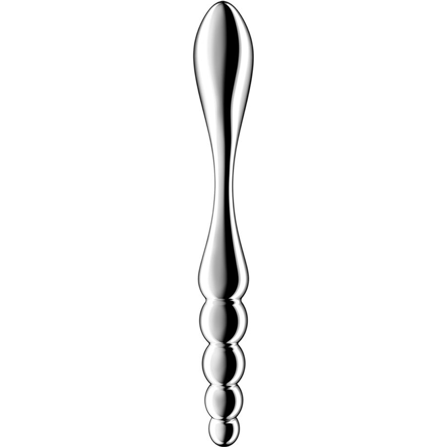 SATISFYER - STAR FORCE 1 DOPPELDILDO AUS EDELSTAHL